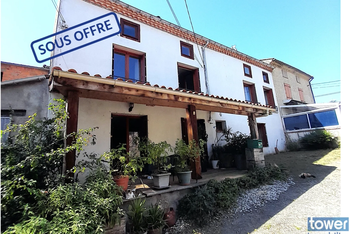 Maison de 240 m² avec loft, hangar et jardin à Varilhes 