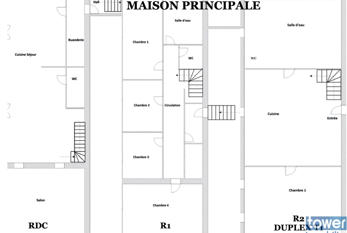 Maison de 240 m² avec loft, hangar et jardin à Varilhes 