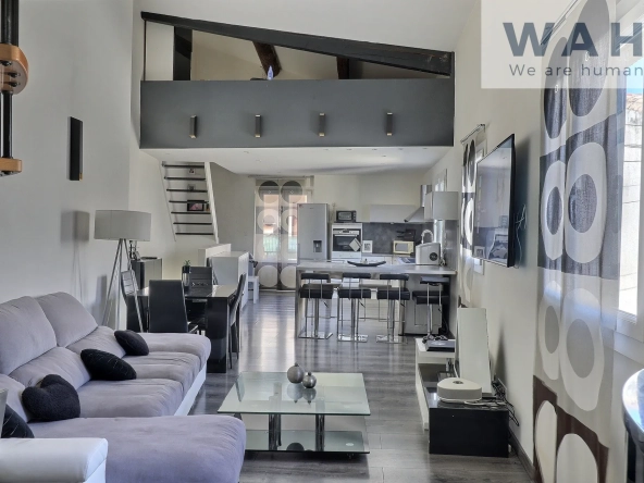 Maison de ville T3 avec bureau à Lunel – 105 m², terrasse, proche centre