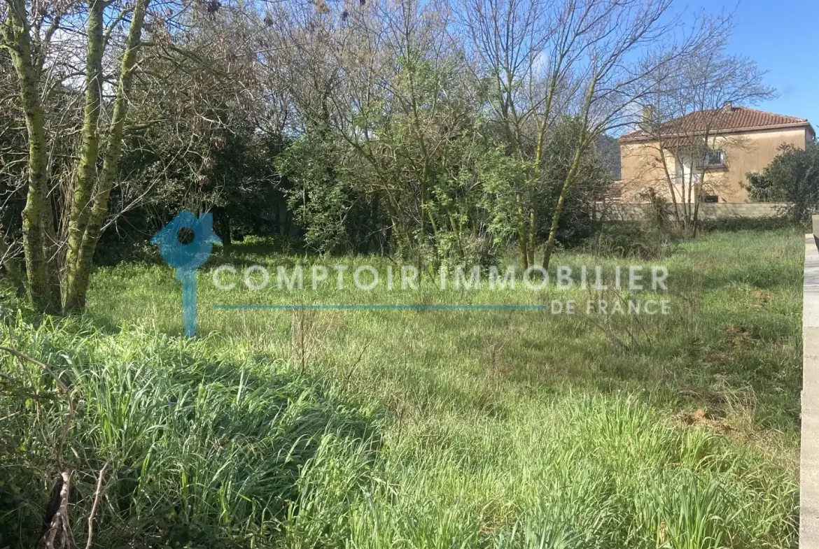 Terrain de 550 m² à vendre à La Penne-sur-Huveaune, secteur résidentiel et calme 
