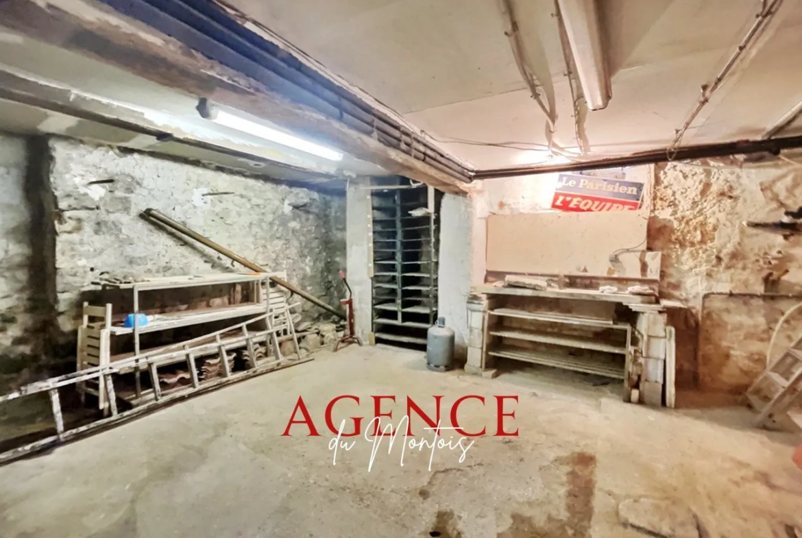 Maison de ville à Bray-sur-Seine avec 4 chambres, garage et cour intérieure 