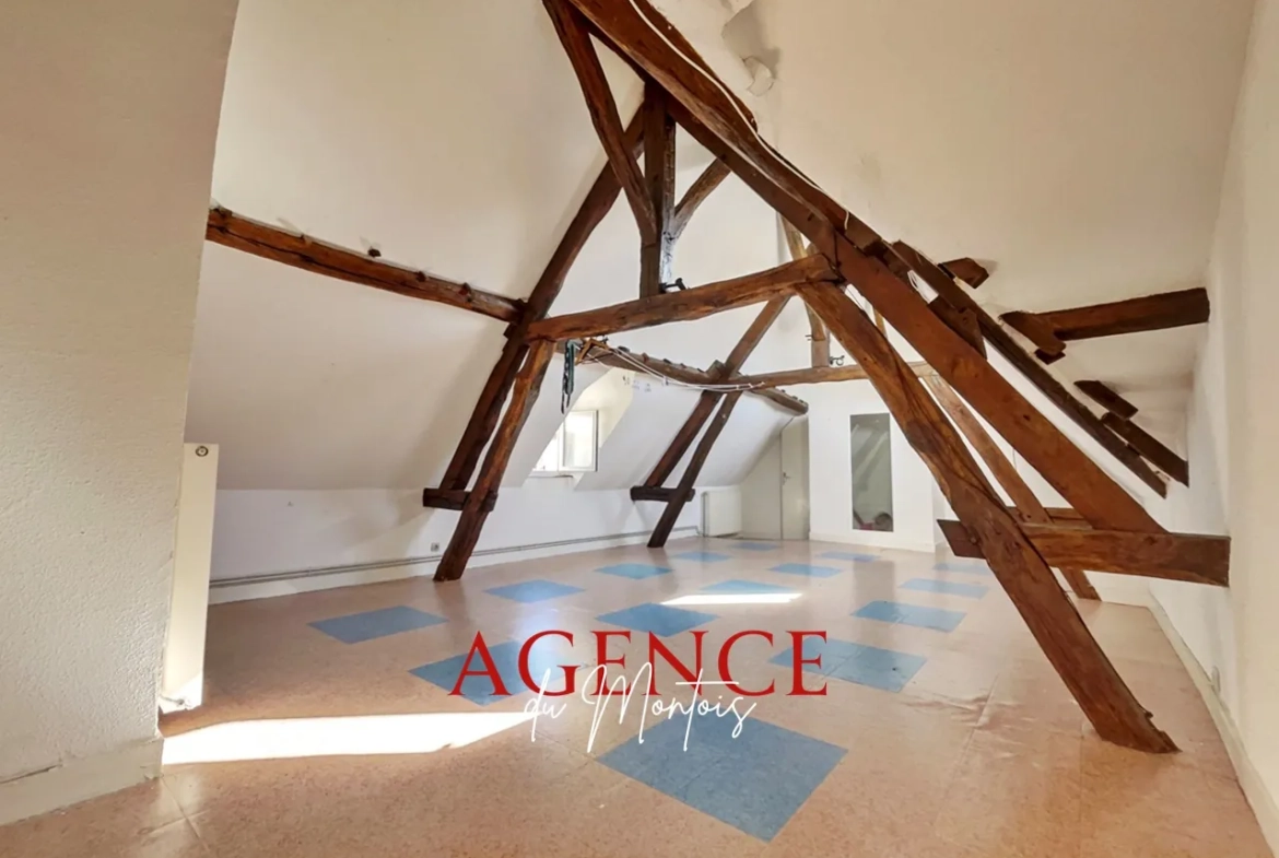 Maison de ville à Bray-sur-Seine avec 4 chambres, garage et cour intérieure 