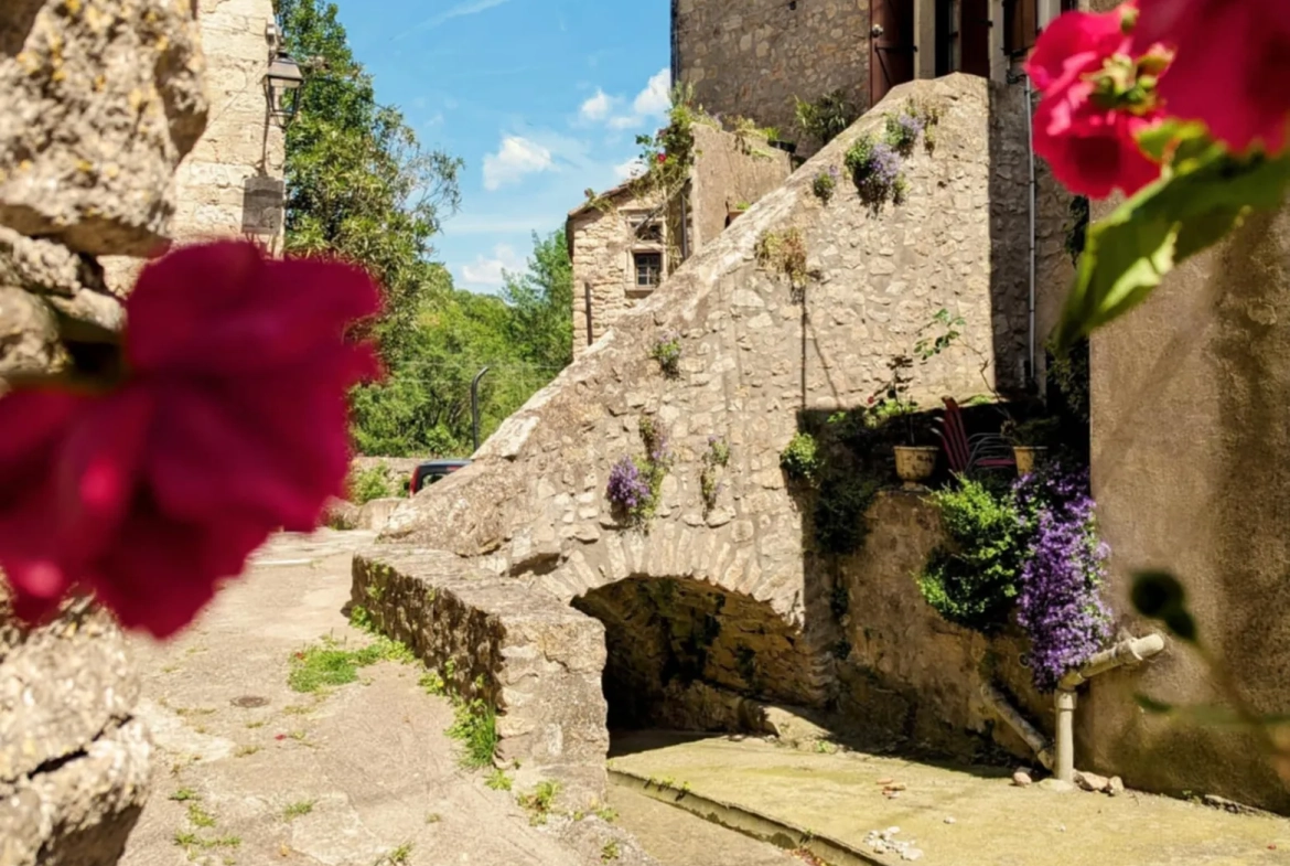 Superbe maison de village en pierre avec deux logements à Boussagues 