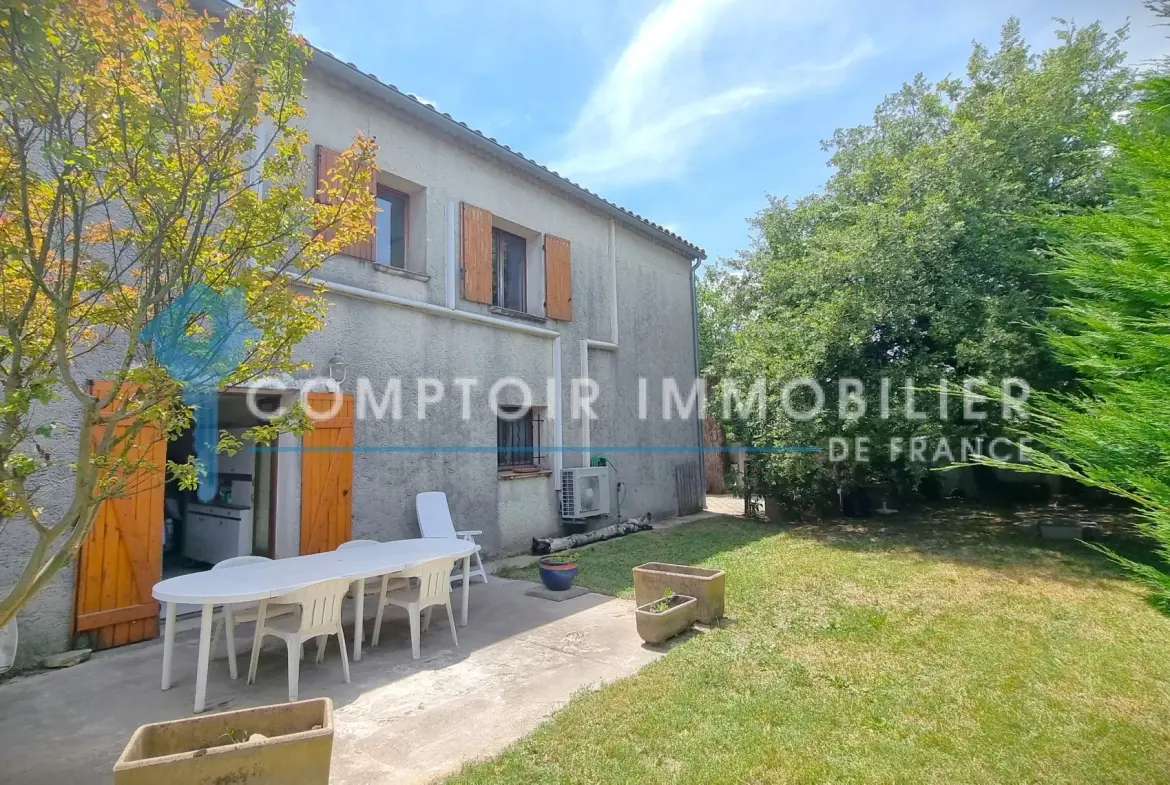 Maison à vendre à Ales (85 m², secteur Le Rieu, piscine, jardin 660 m²) 