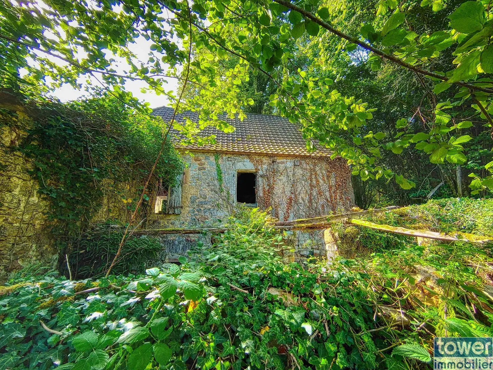 Maison quercynoise en pierre à restaurer à Montclera, calme et authenticity 