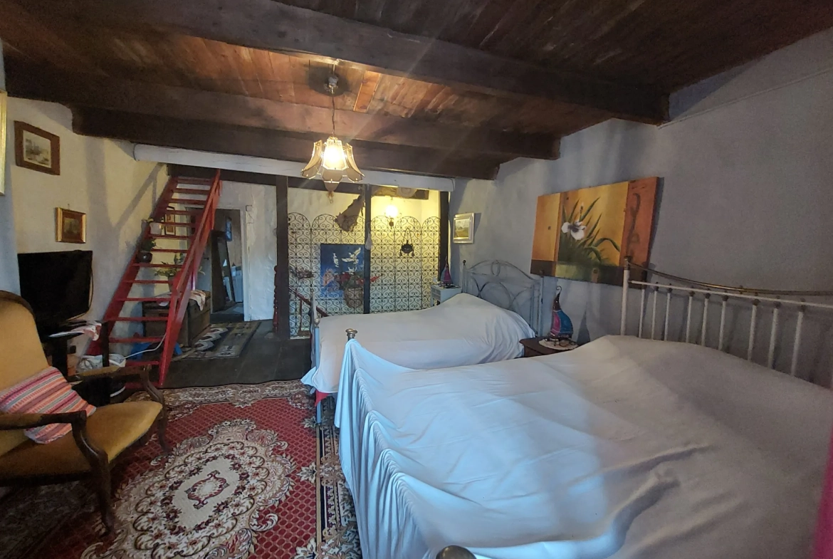 Charmante maison en pierres de 98 m² avec terrasse dans un village du Tarn 