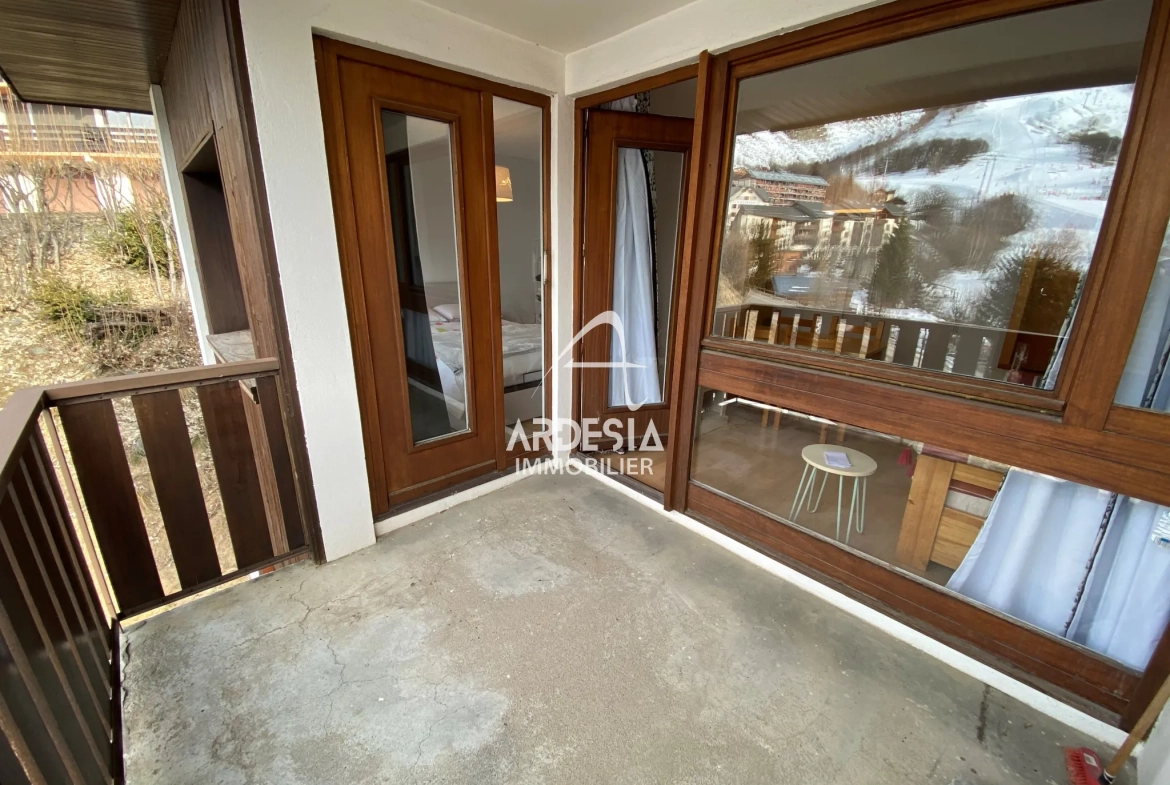 Appartement 1 pièce à vendre au cœur de la station de Saint Sorlin d'Arves 