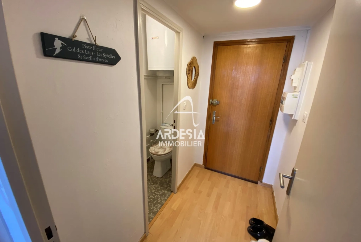 Appartement 1 pièce à vendre au cœur de la station de Saint Sorlin d'Arves 