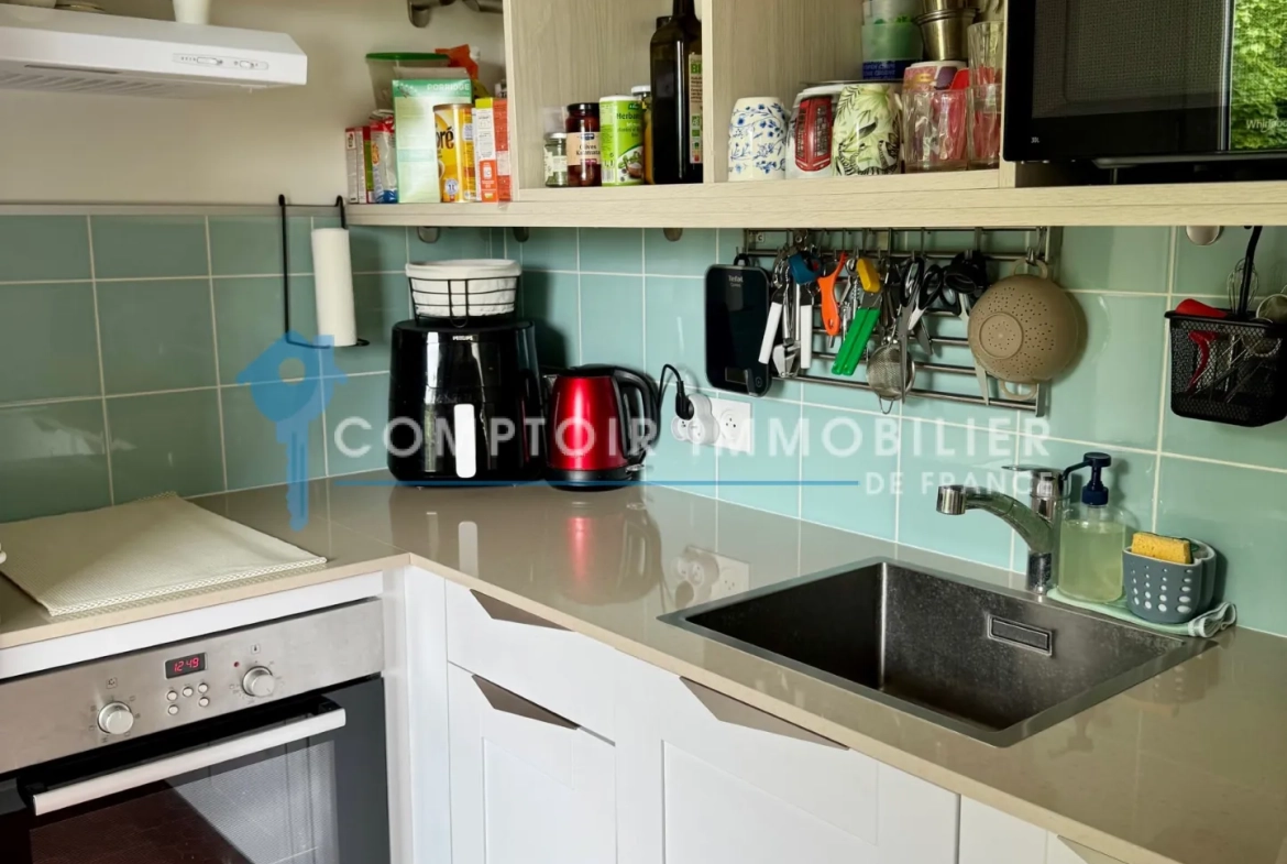 Appartement à Brunoy avec Vue sur Parc - 48,20 m², 2 pièces, Balcons, Cave 