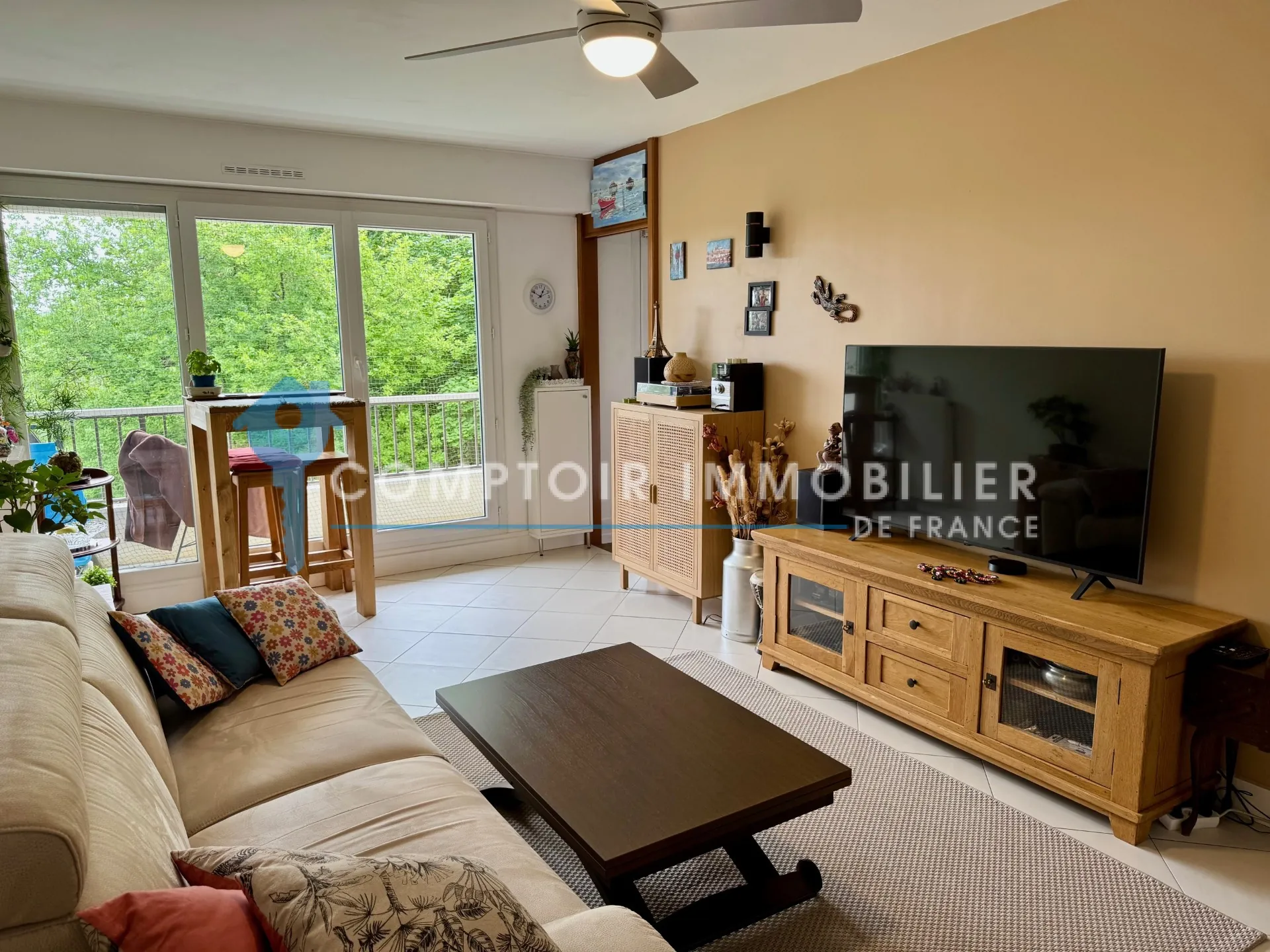 Appartement à Brunoy avec Vue sur Parc - 48,20 m², 2 pièces, Balcons, Cave 