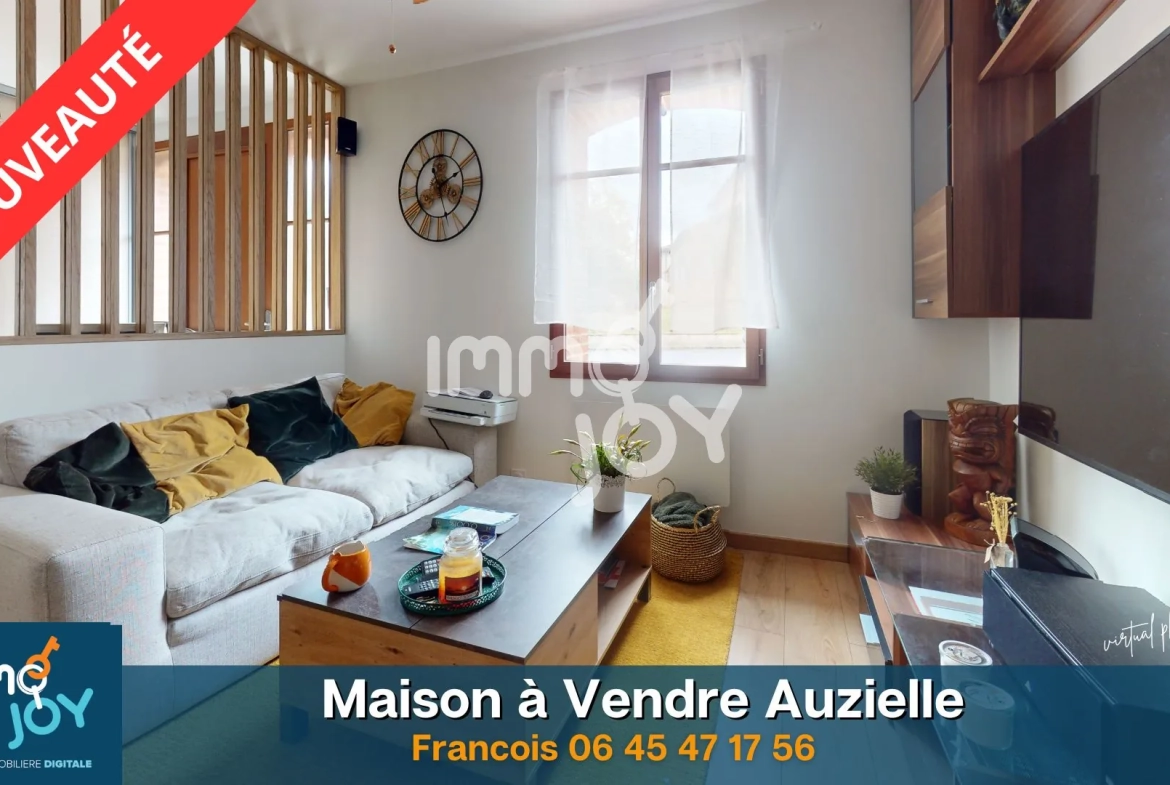 Maison de ville rénovée à Auzielle proche Saint-Orens avec 2 chambres 