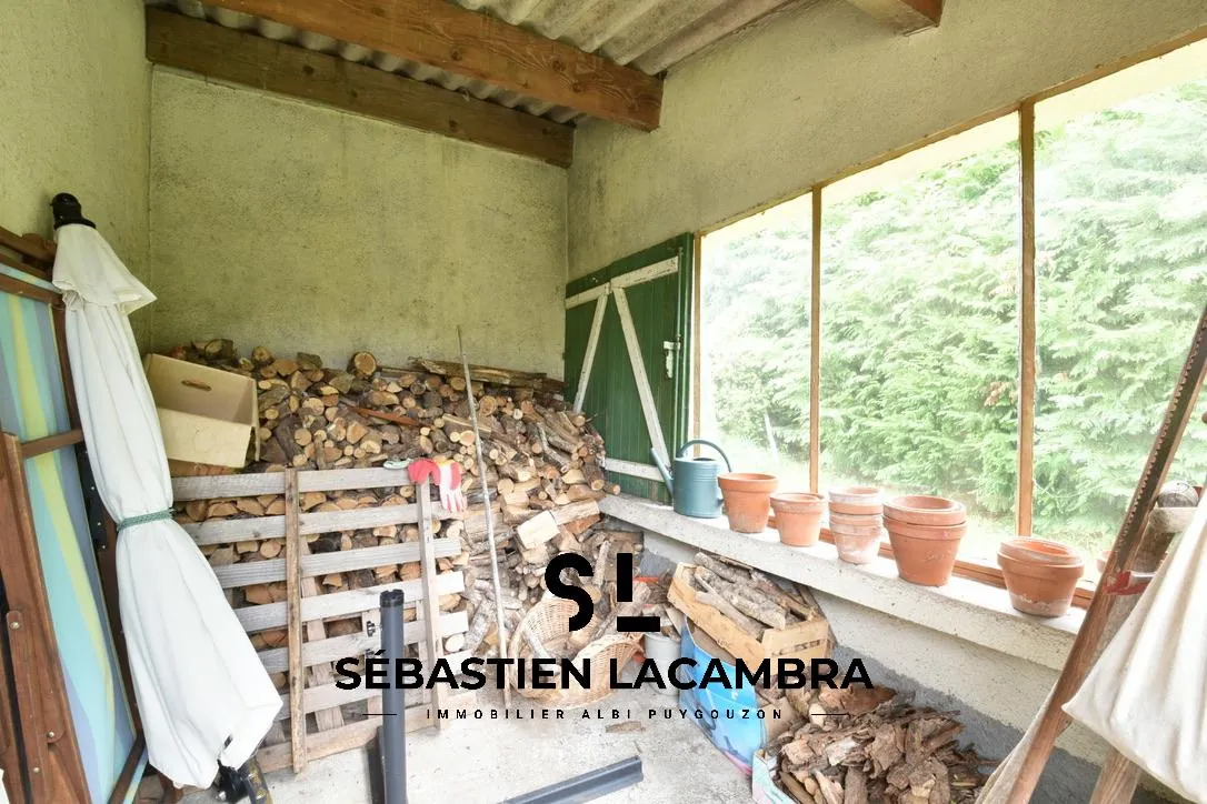 Maison individuelle 3 pièces avec grand terrain et vue imprenable à Saint-Salvi de Carcaves 