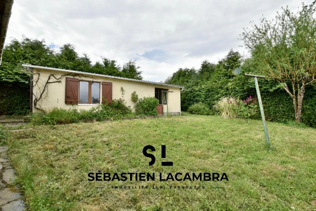 Maison individuelle 3 pièces avec grand terrain et vue imprenable à Saint-Salvi de Carcaves 