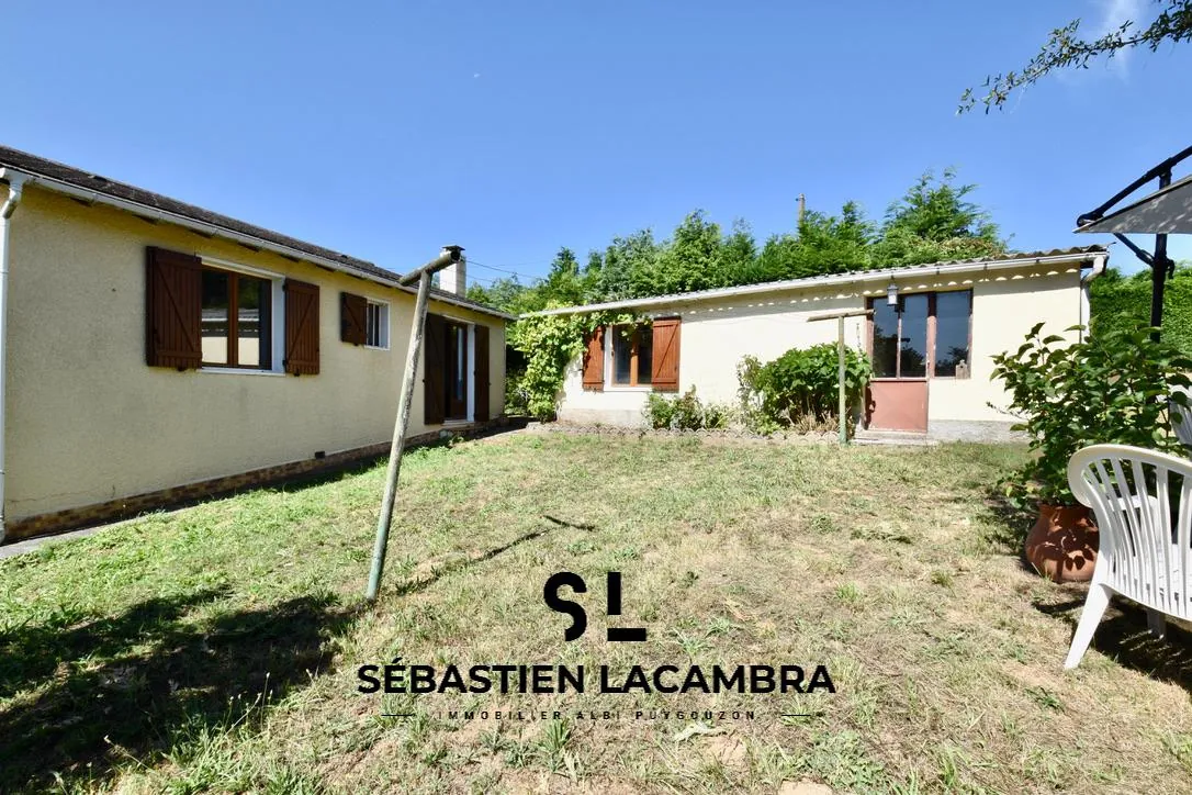 Maison individuelle 3 pièces avec grand terrain et vue imprenable à Saint-Salvi de Carcaves 