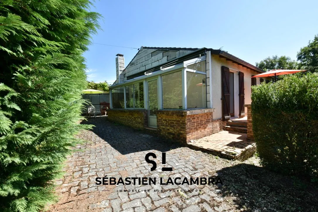 Maison individuelle 3 pièces avec grand terrain et vue imprenable à Saint-Salvi de Carcaves 