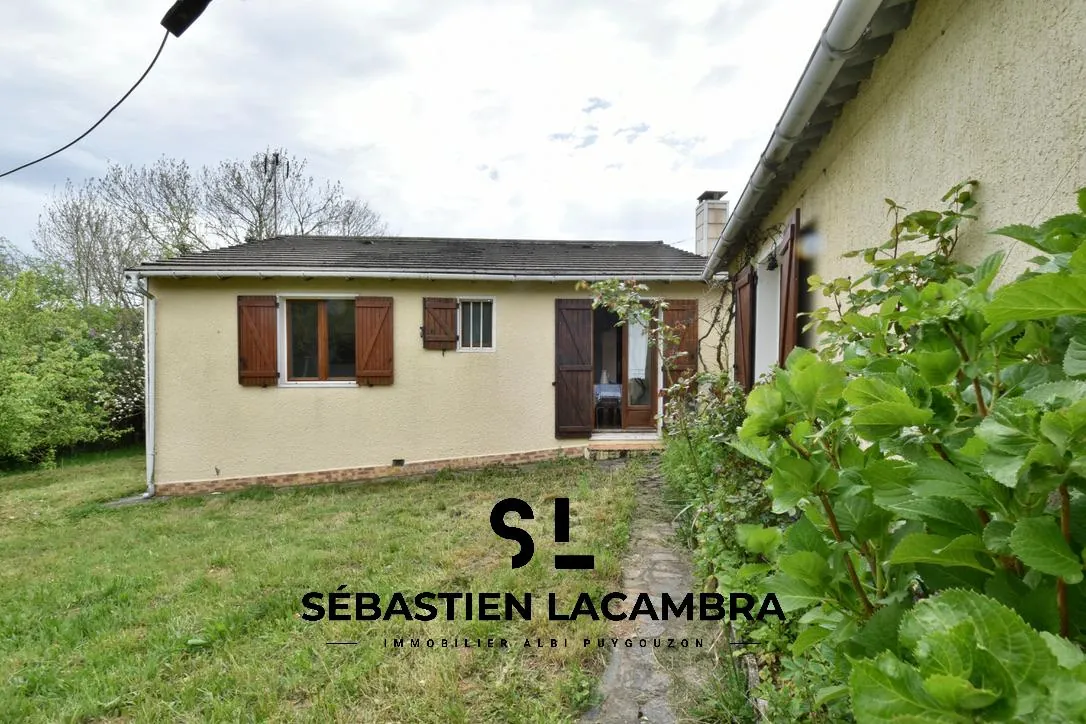 Maison individuelle 3 pièces avec grand terrain et vue imprenable à Saint-Salvi de Carcaves 