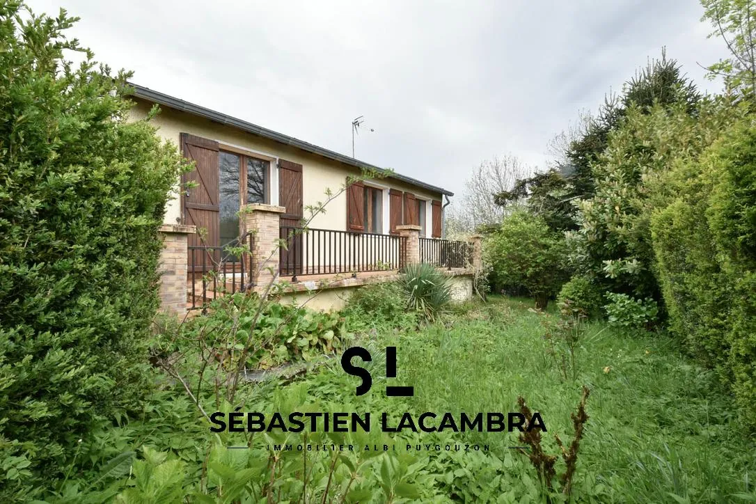 Maison individuelle 3 pièces avec grand terrain et vue imprenable à Saint-Salvi de Carcaves 