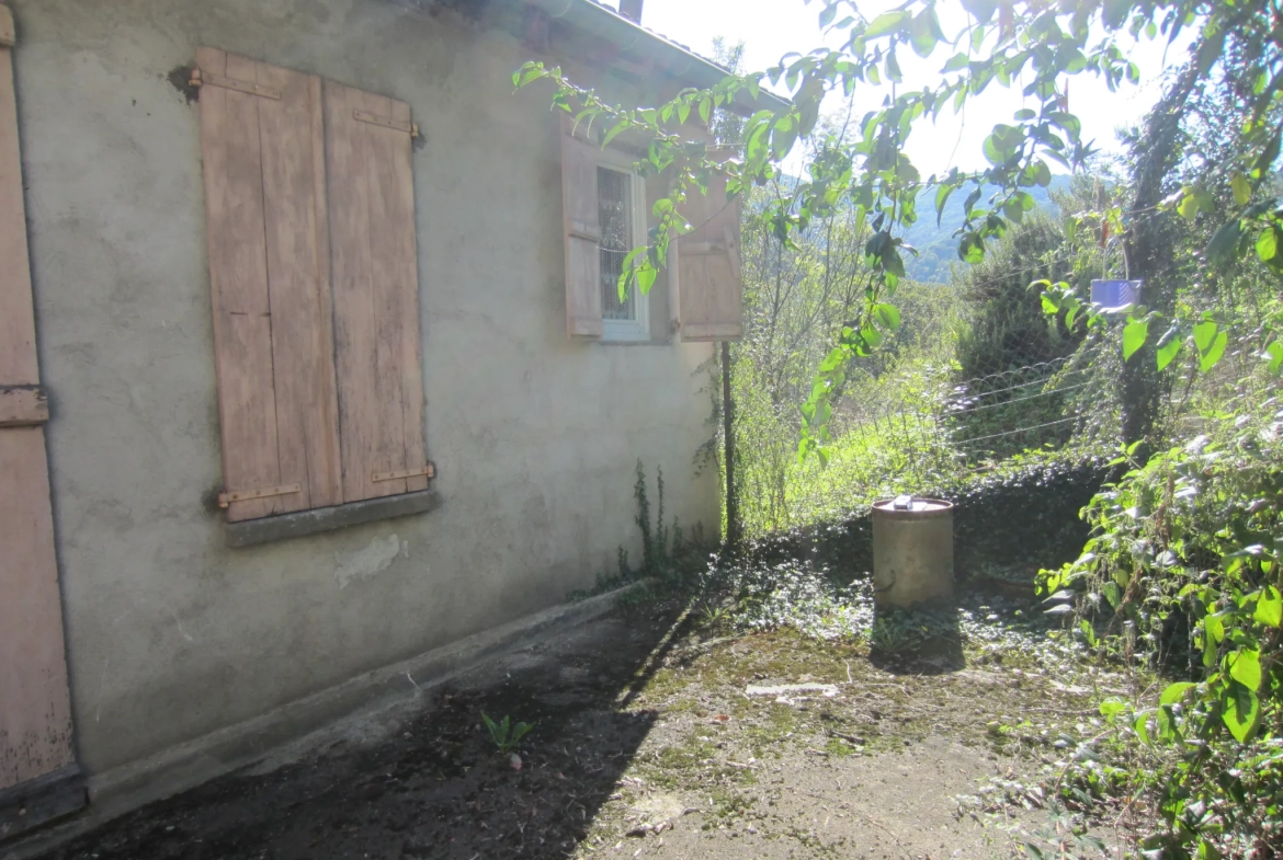 Grande maison de village avec annexes à Audressein proche Castillon 