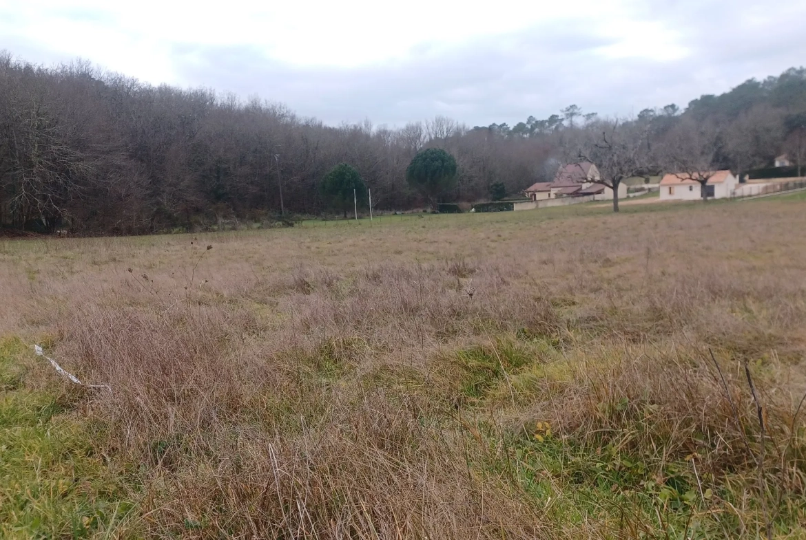 Terrain constructible de 4000 m² à Carsac-Aillac proche Sarlat 