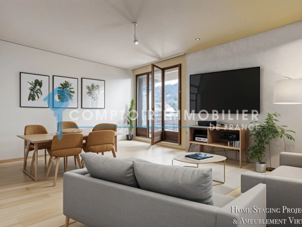 Appartement T4 de 79 m² à Vizille avec balcon, parking et cave, secteur recherché