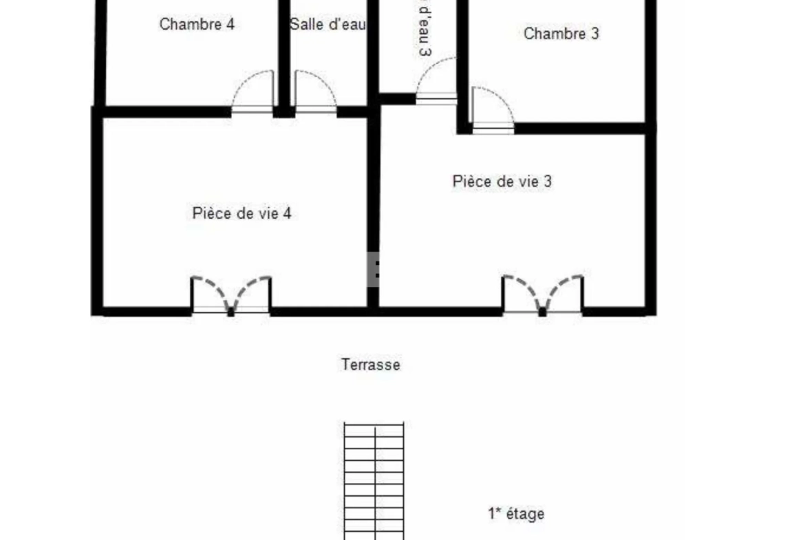 Immeuble de 4 appartements à rénover à Eugénie-les-Bains pour investissement ou résidence principale 