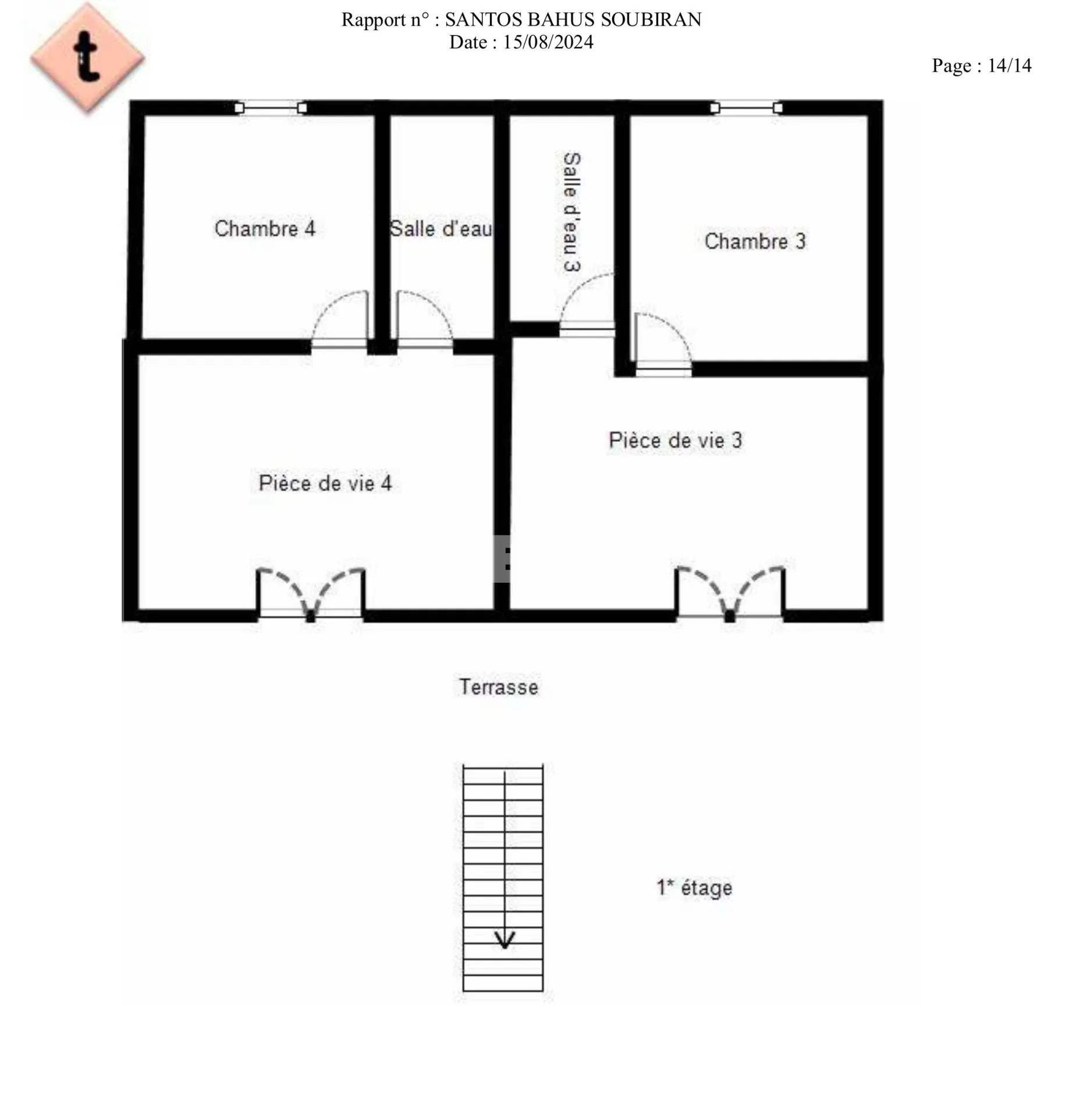 Immeuble de 4 appartements à rénover à Eugénie-les-Bains pour investissement ou résidence principale 