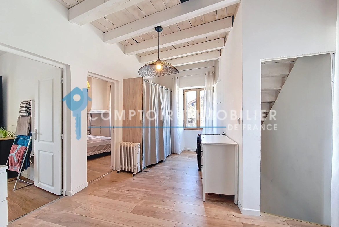 Maison de village à Tencin avec potentiel d'extension et deux terrasses, à rénover 