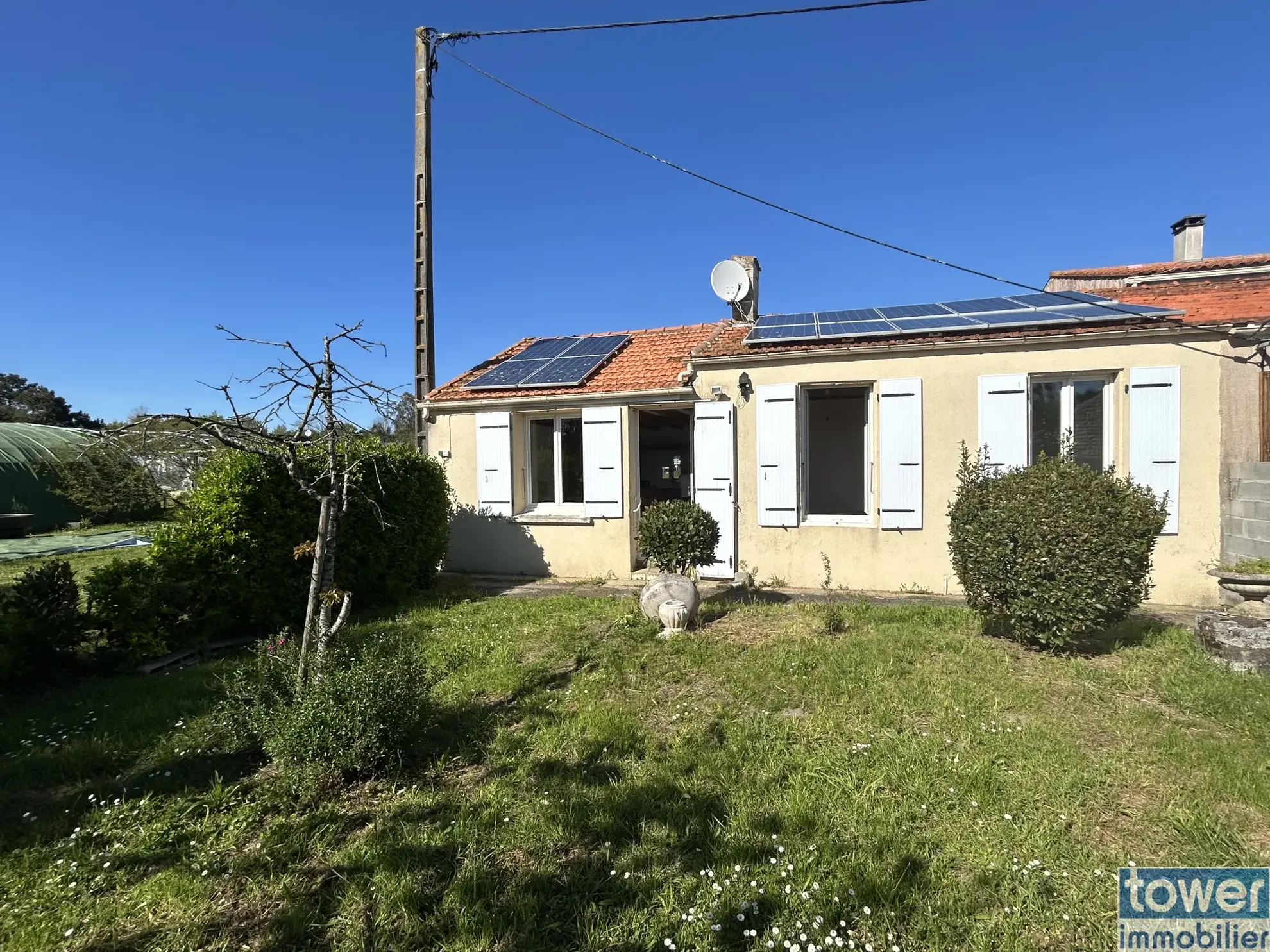 Maison 62m² avec 3 chambres et terrain à 10 min de la plage de la Cotinière 