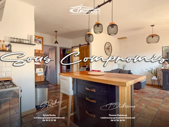 Charmante maison de village avec garage et jardin à Caderousse