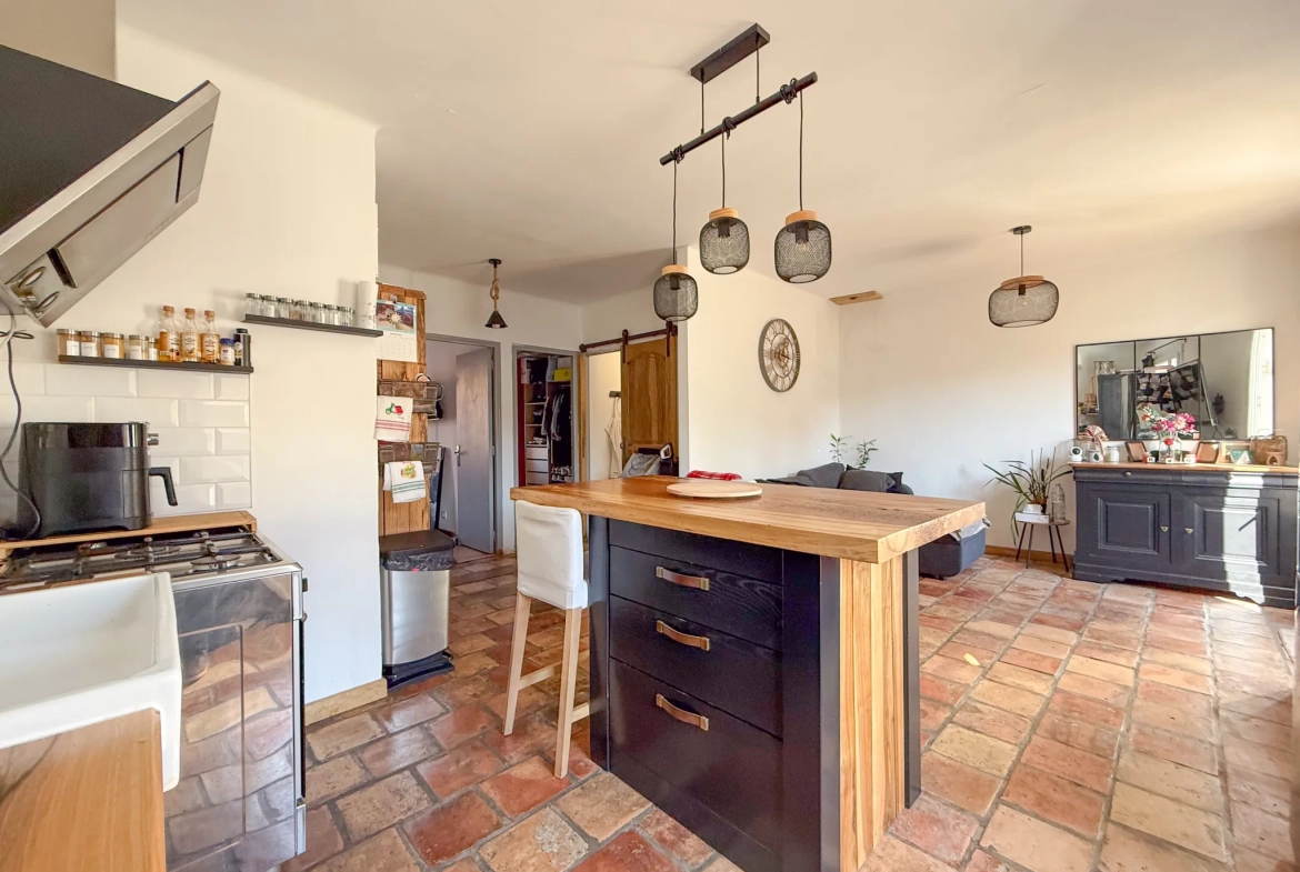 Charmante maison de village avec garage et jardin à Caderousse 