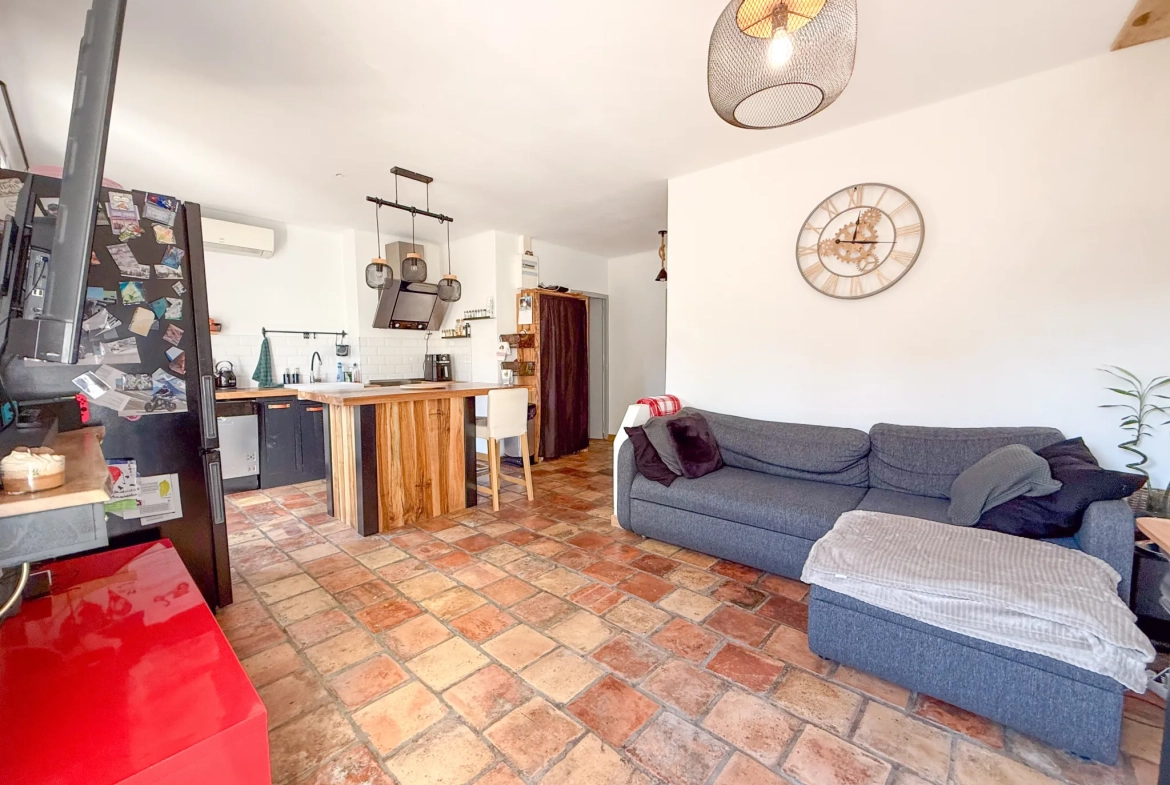 Charmante maison de village avec garage et jardin à Caderousse 