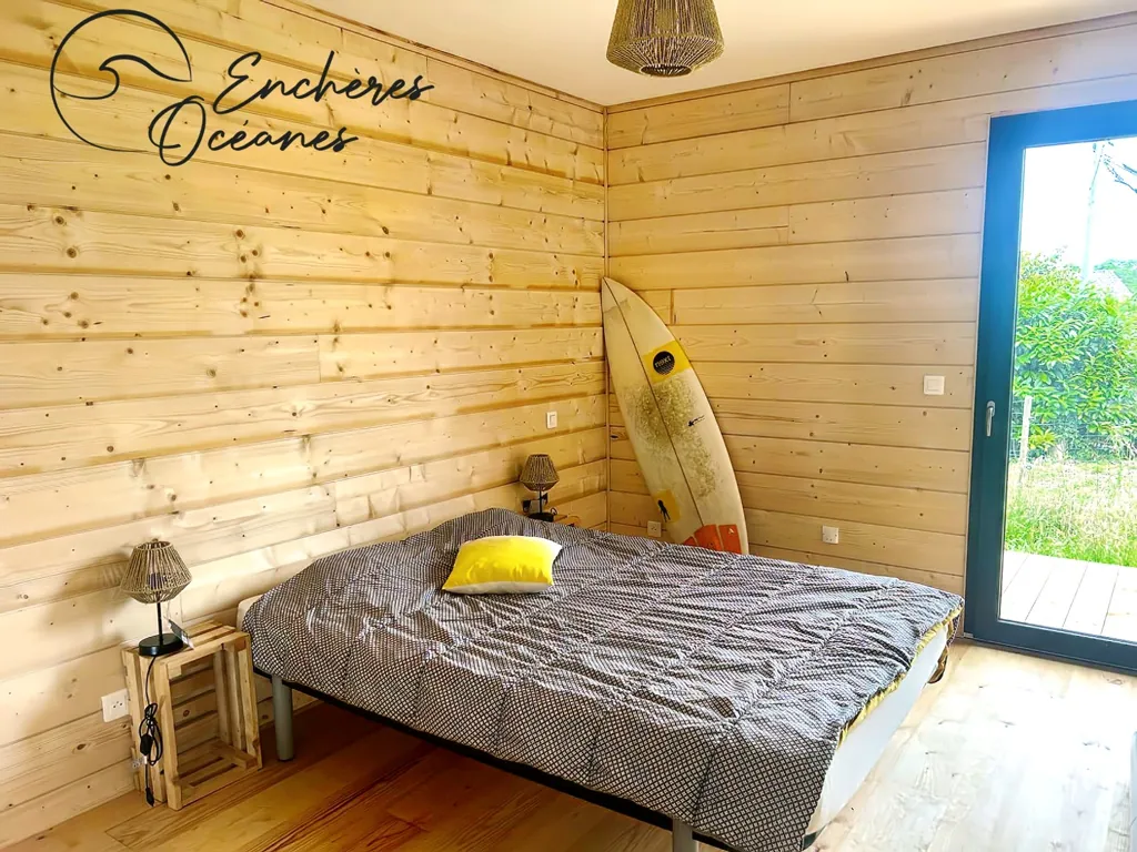 Maison neuve en ossature bois à Magescq, 3 chambres et terrasse 