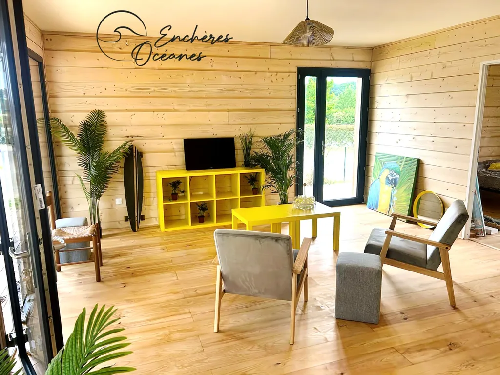 Maison neuve en ossature bois à Magescq, 3 chambres et terrasse 