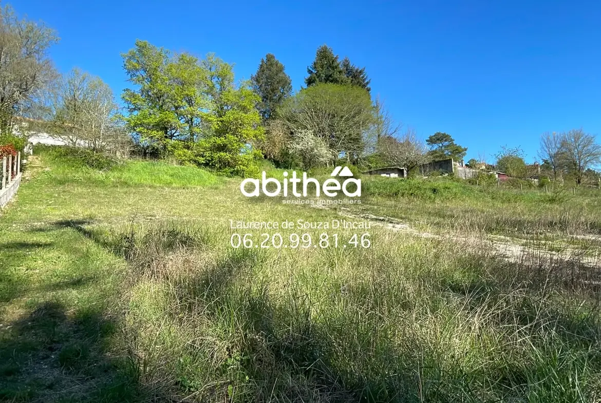 Terrain à bâtir de 2000 m² à Sers, au calme, proche Angoulême 