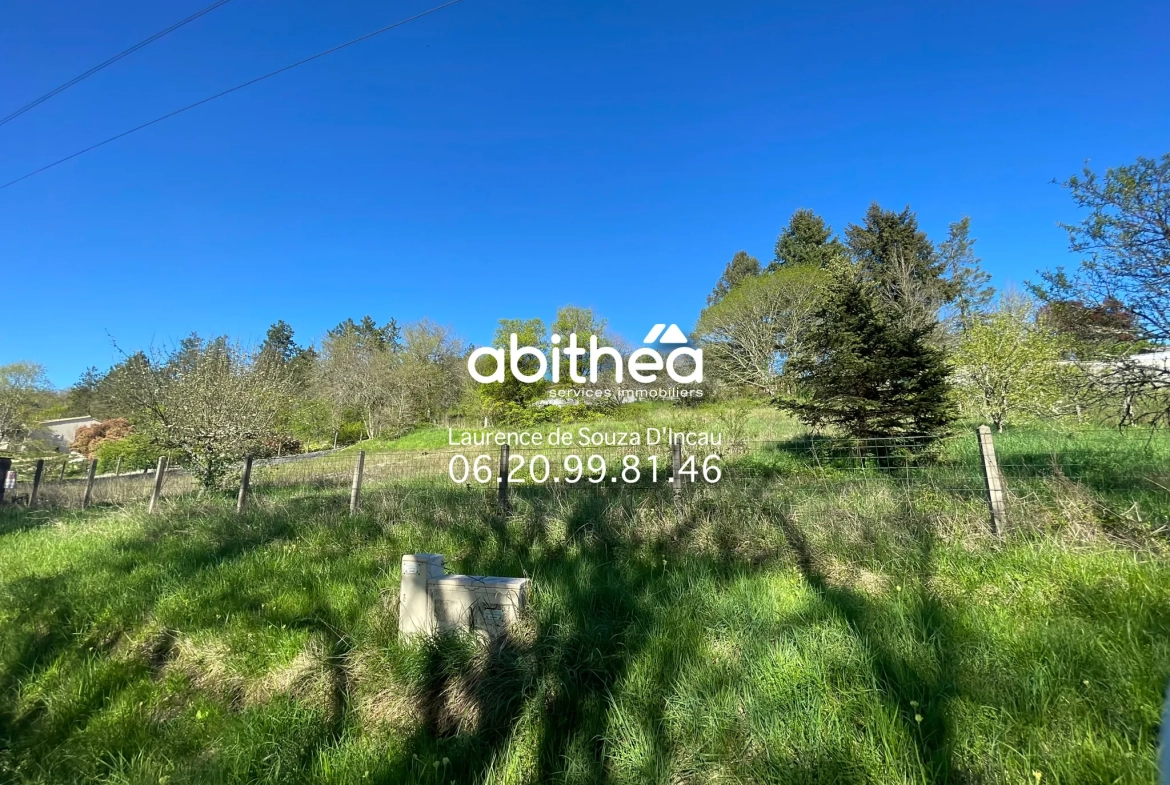 Terrain à bâtir de 2000 m² à Sers, au calme, proche Angoulême 