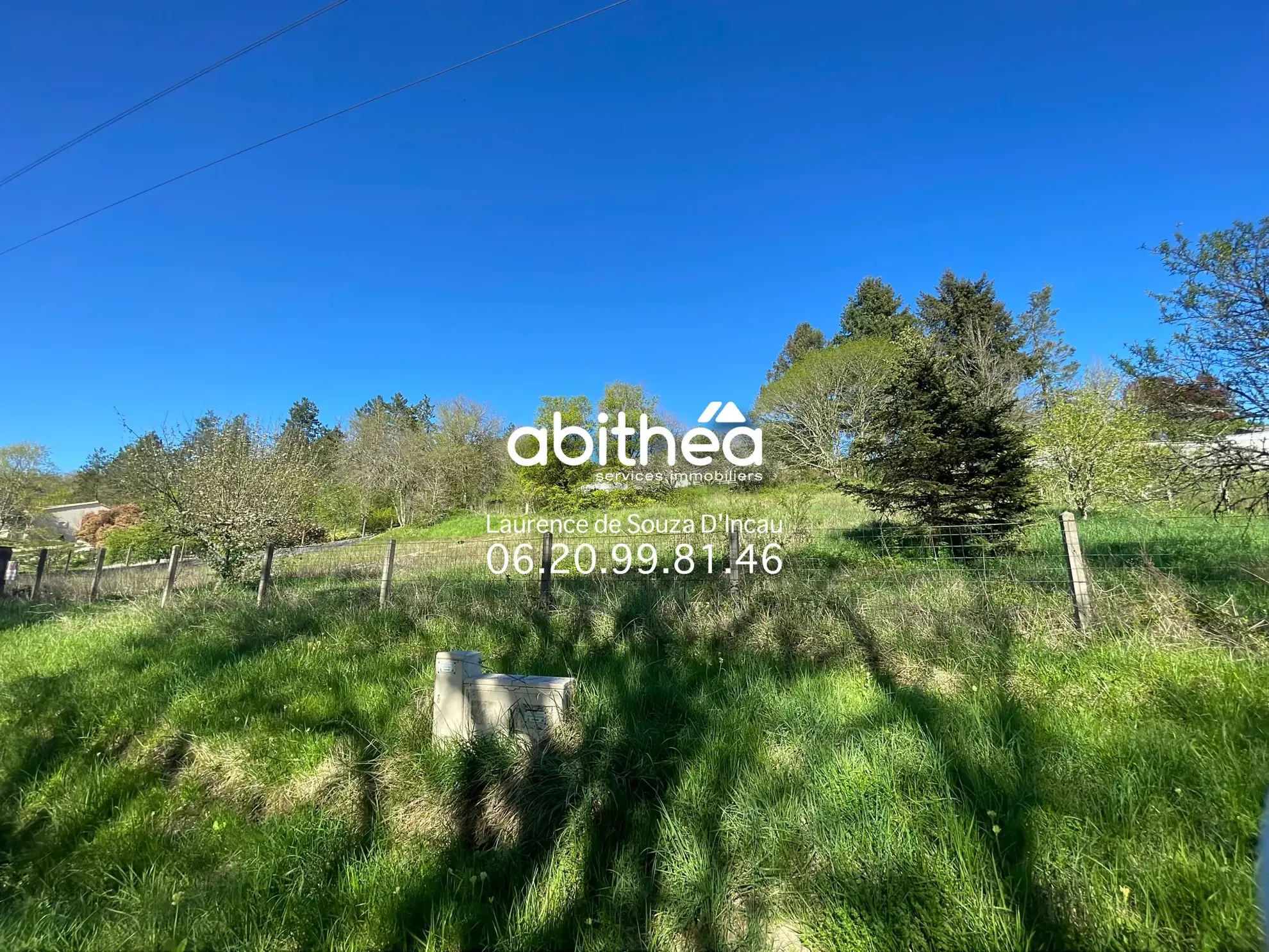 Terrain à bâtir de 2000 m² à Sers, au calme, proche Angoulême 