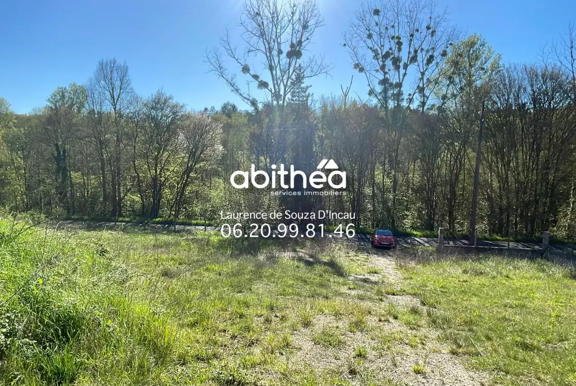 Terrain à bâtir de 2000 m² à Sers, au calme, proche Angoulême 