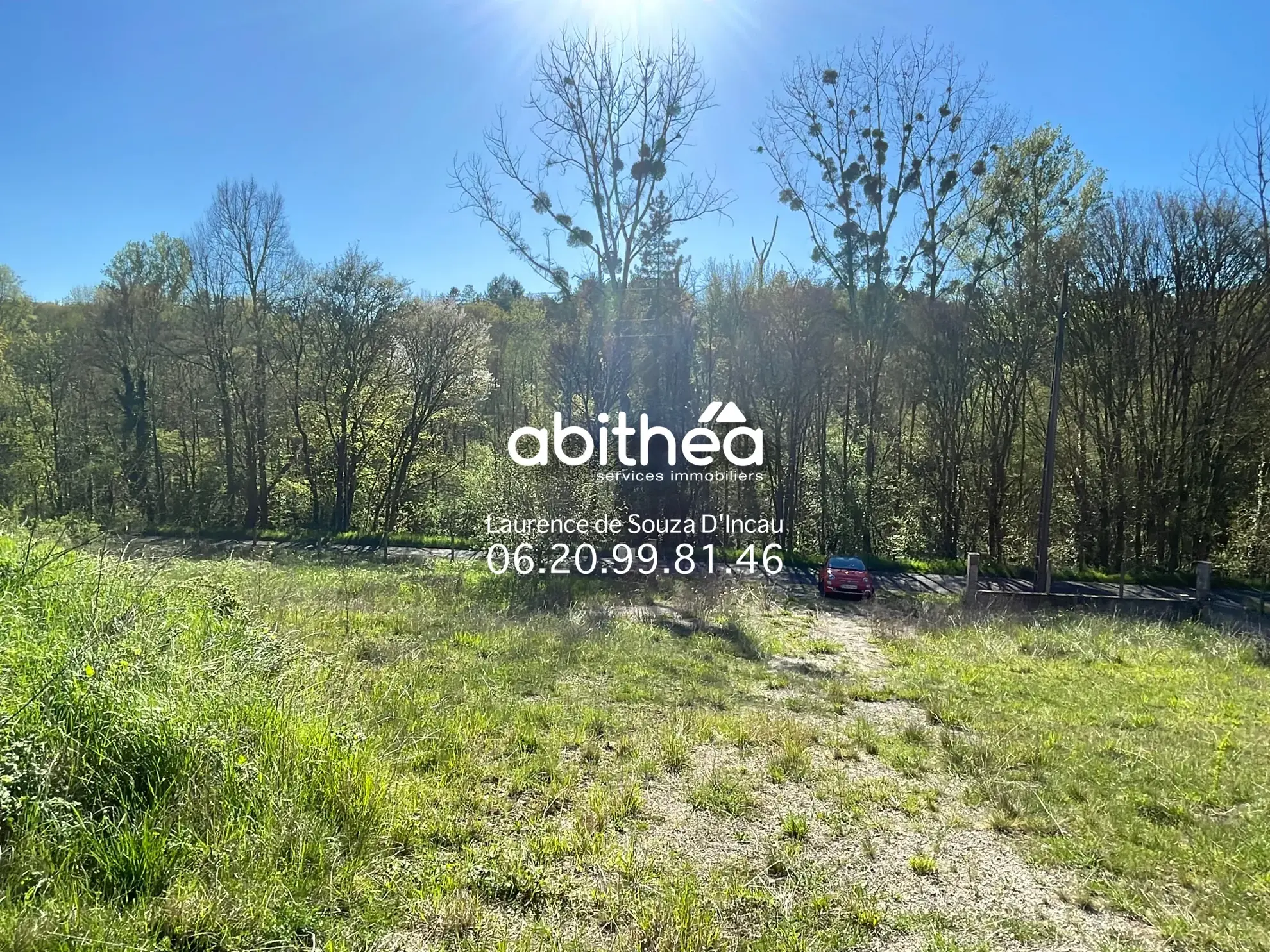 Terrain à bâtir de 2000 m² à Sers, au calme, proche Angoulême 