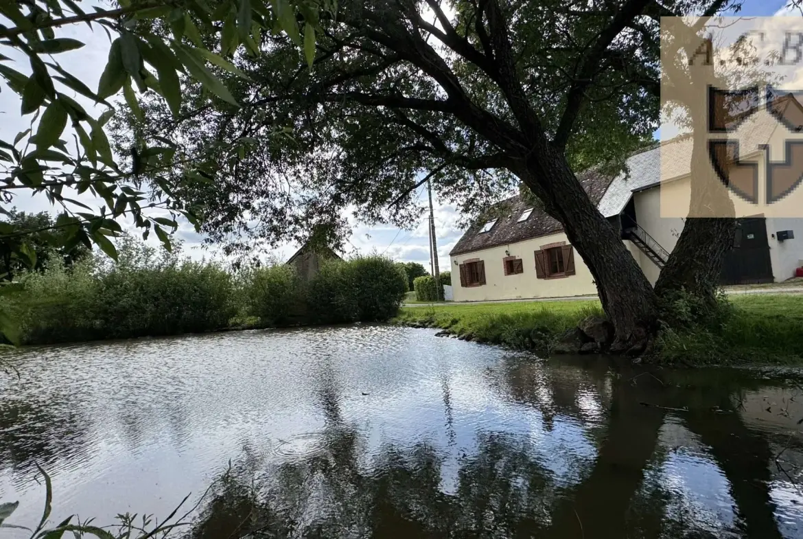 Charmante longère avec prairie, dépendance et jardin à vendre à Vendôme 