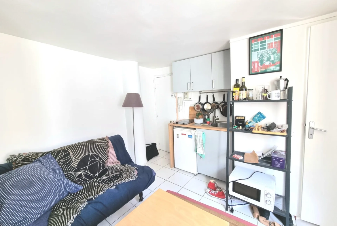 Studio à vendre au dernier étage rue Dauphine, Paris 6e, secteur recherché 