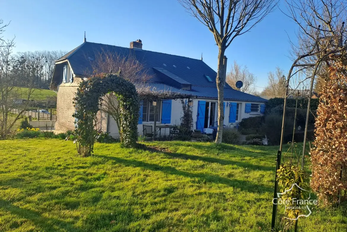 Très belle maison avec vue imprenable et terrain de 2805 m² à Renneval, Aisne 