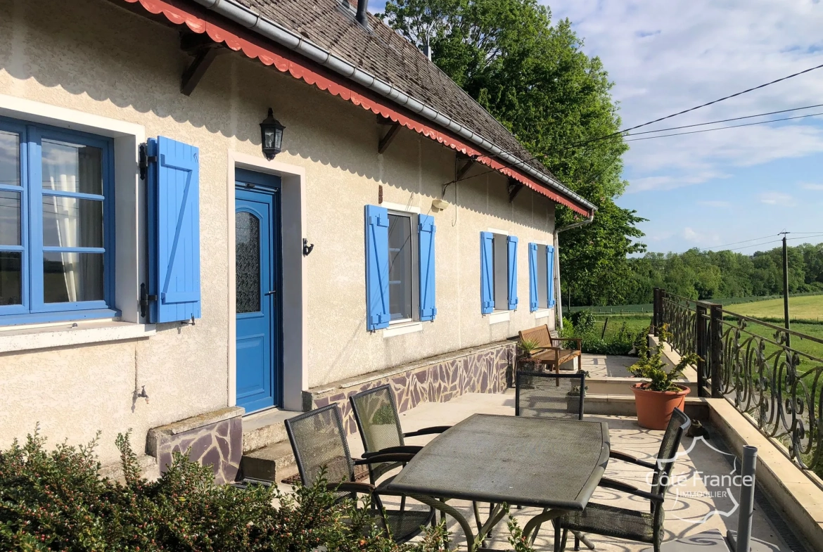 Très belle maison avec vue imprenable et terrain de 2805 m² à Renneval, Aisne 