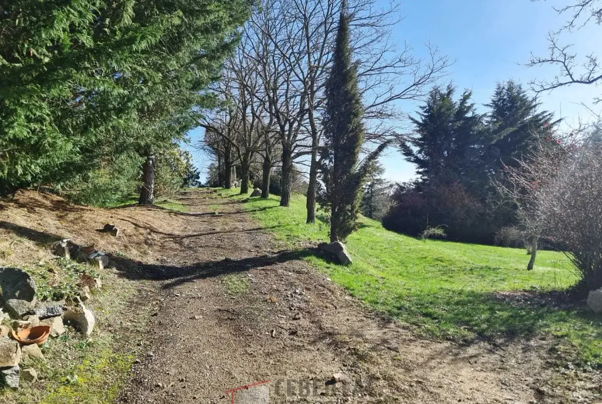 Terrain constructible de 7543 m² à Bansat avec vue sur les Puy 