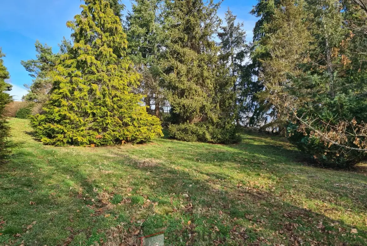Terrain constructible de 7543 m² à Bansat avec vue sur les Puy 