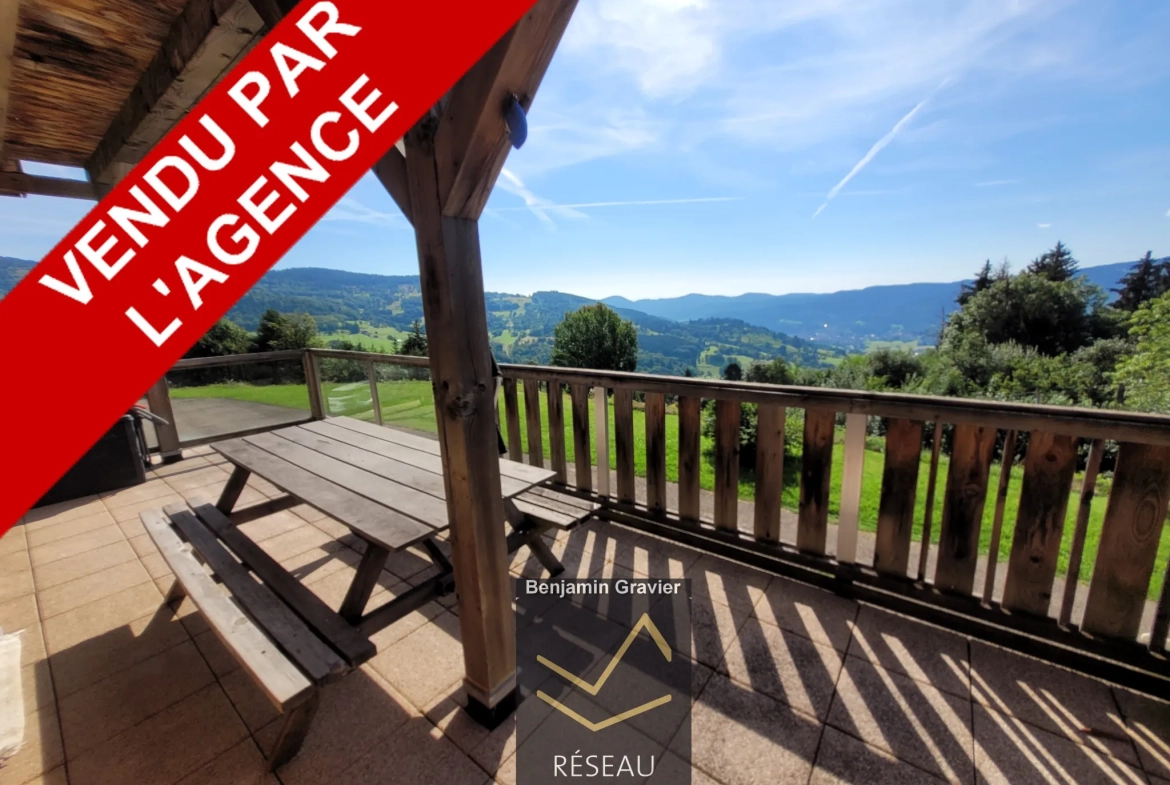 Appartement T2 avec balcon et vue exceptionnelle à Soultzeren 