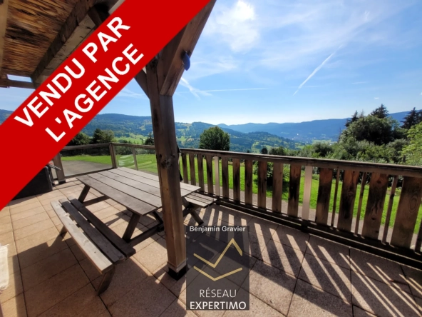 Appartement T2 avec balcon et vue exceptionnelle à Soultzeren