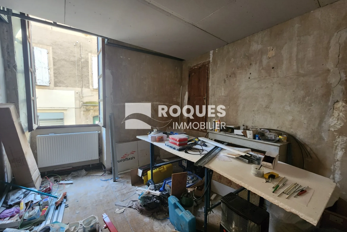 Appartement de 53 m² en centre-ville de Lodève, à rénover 