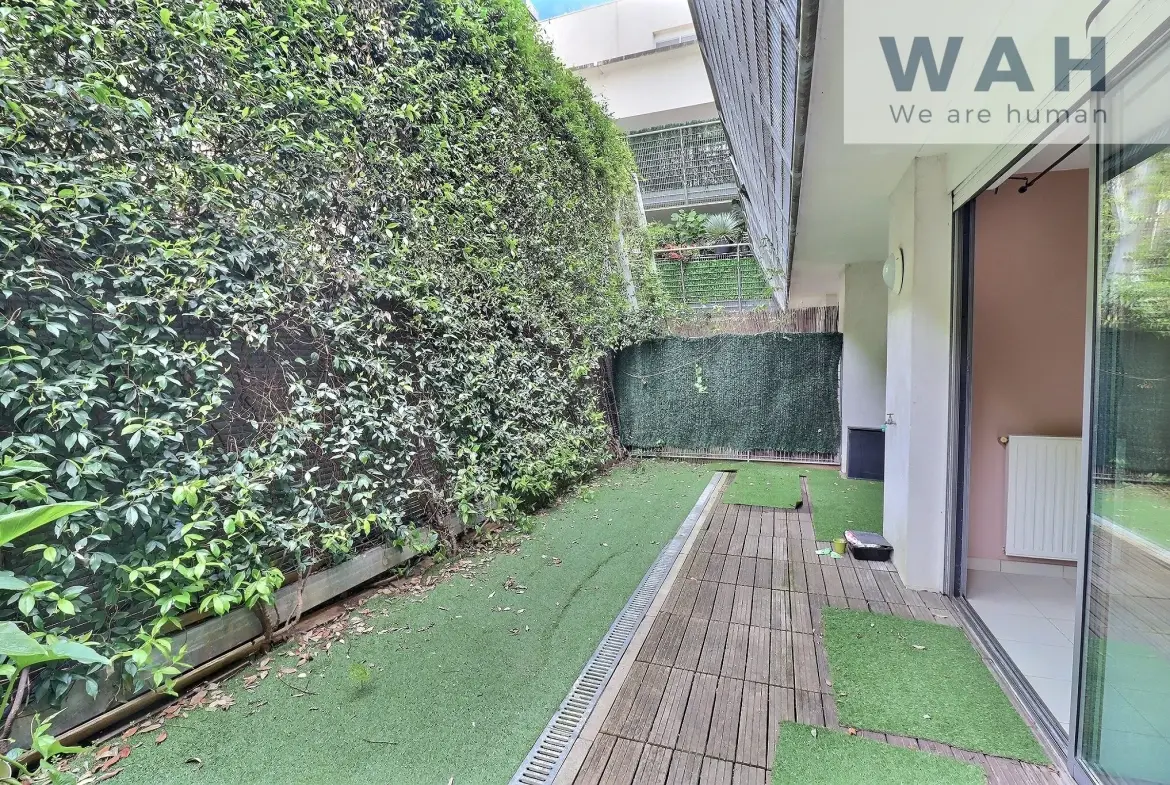 Appartement 3 pièces avec jardin privé à Montpellier Aiguerelles 