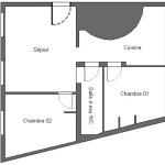 Appartement de 43 m² à vendre au Perreux-sur-Marne, 2 chambres, rénovation récente