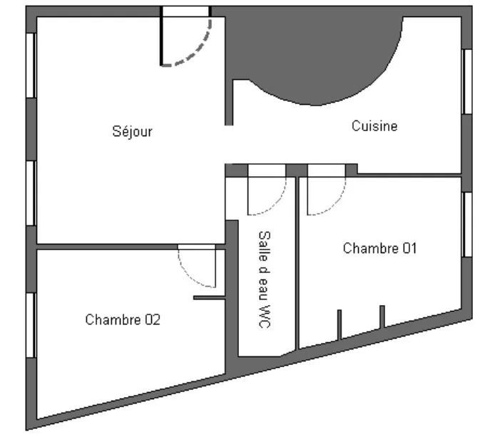 Appartement de 43 m² à vendre au Perreux-sur-Marne, 2 chambres, rénovation récente 